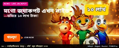 মেগা জ্যাকপটে আপনার ভাগ নিন
